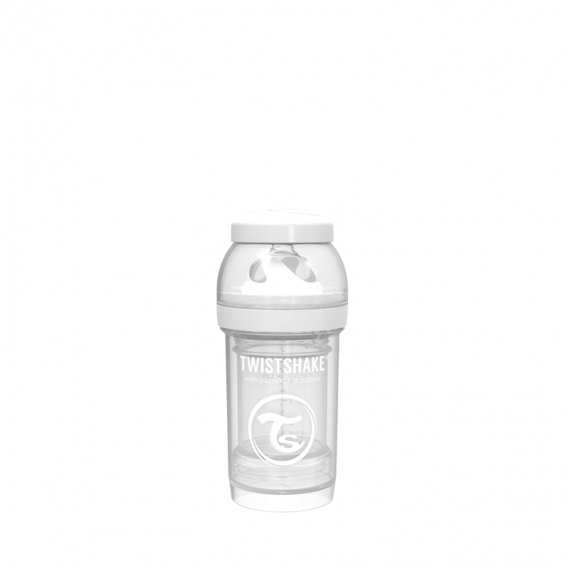 Twistshake® Steklenička Anti-Colic 180ml Pastel (0+m) - White