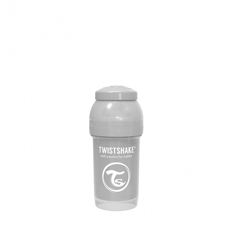 Twistshake® Steklenička Anti-Colic 180ml Pastel (0+m) Pastel Grey