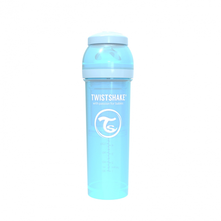 Slika Twistshake® Steklenička Anti-Colic 330ml Pastel (4+m) - Pastel Blue