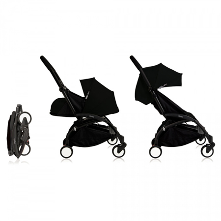 Slika Babyzen® YOYO2 Otroški voziček 2v1 (0m+/6m+) Black Black Frame