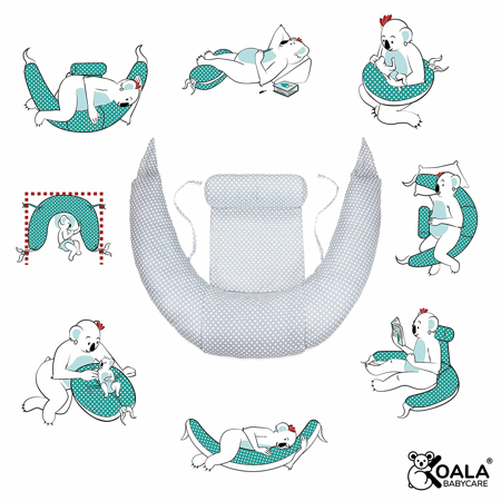 Slika za Koala Babycare® Jastuk za trudnice Hug+ Comfy Grey