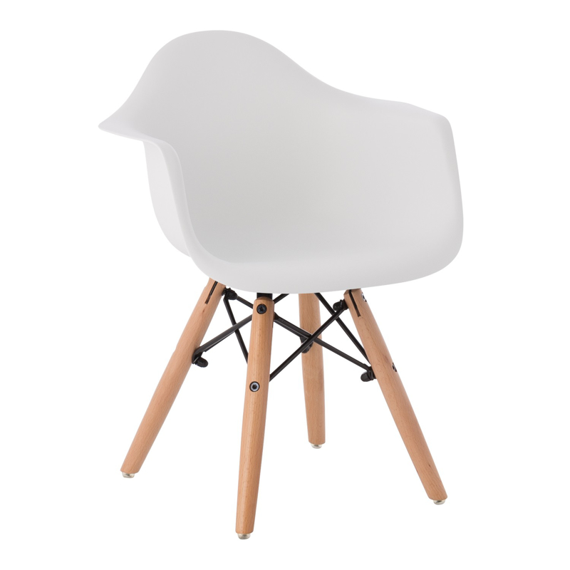 EM Furniture Eiffel Otroški stolček Arm White