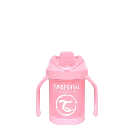 Twistshake® Lonček Mini Cup 230ml (4+m) - Pastel Pink