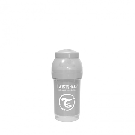 Twistshake® Steklenička Anti-Colic 180ml Pastel (0+m) - Pastel Grey
