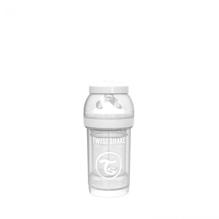 Twistshake® Steklenička Anti-Colic 180ml Pastel (0+m) - White