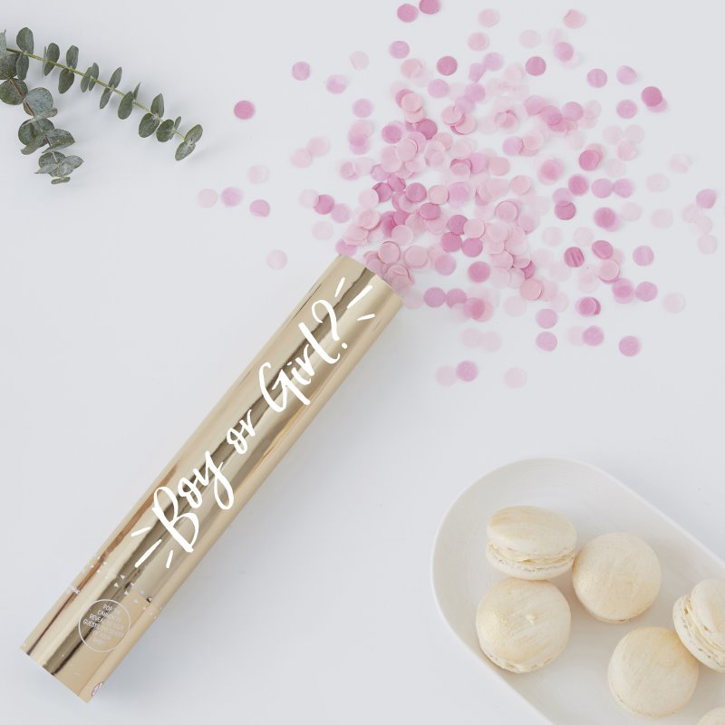 Ginger Ray® Strelec konfetov Pink