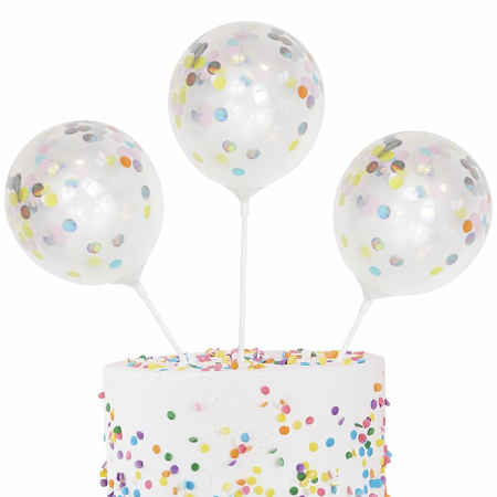 Ginger Ray® Okrasni baloni za torto Pastel Party 5 kosov