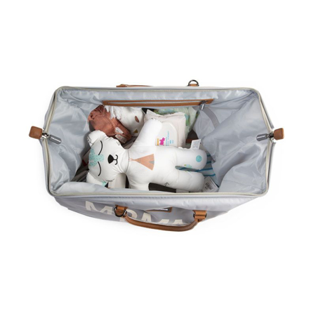 Childhome® Previjalna torba Mommy Bag Big Grey/White