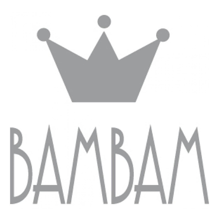 BamBam® Lesene črke Bele