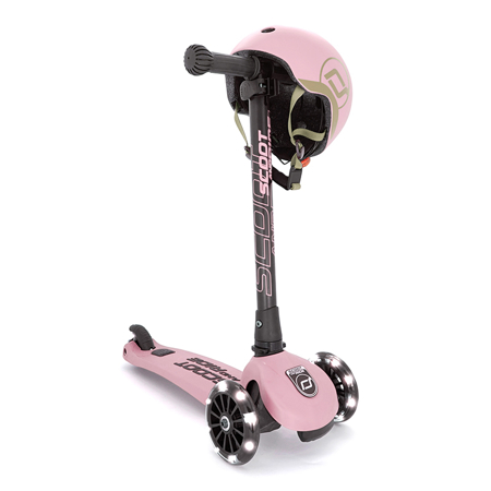 Scoot & Ride® Otroški skiro Highwaykick 3 Rose LED