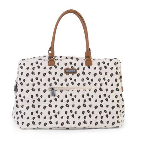 Childhome® Previjalna torba Mommy Bag Big Canvas Leopard