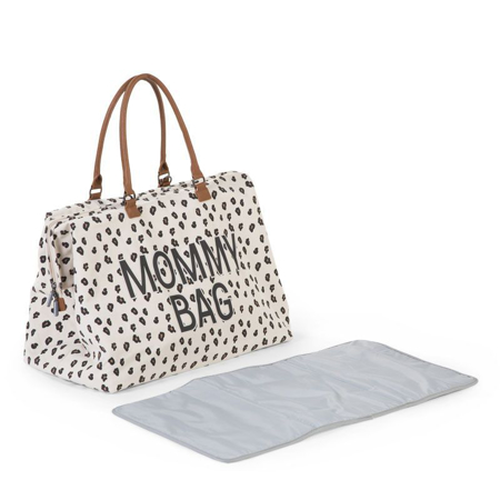 Childhome® Previjalna torba Mommy Bag Big Canvas Leopard