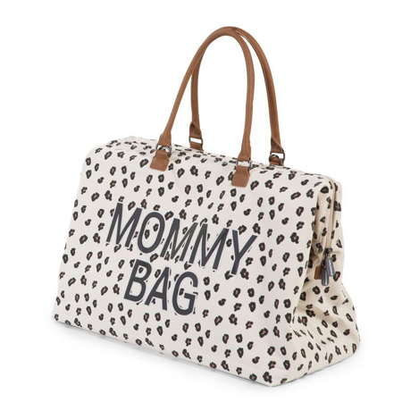 Childhome® Previjalna torba Mommy Bag Big Canvas Leopard