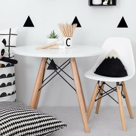 Slika za EM Furniture Eiffel Dječja stolica White