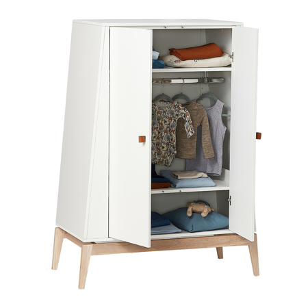 Picture of Leander® Luna™ Wardrobe Small White/Oak