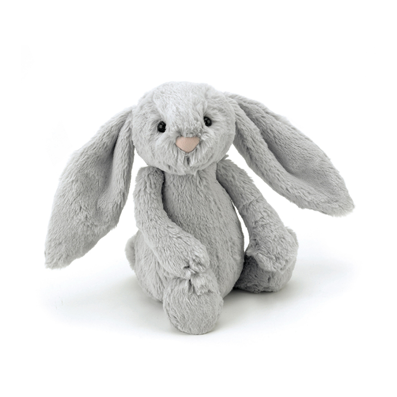 Jellycat® Plišasti zajček Bashful Silver Medium 31cm