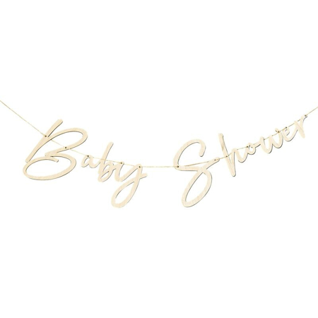Ginger Ray® Viseč napis iz lesa Baby Shower Botanical