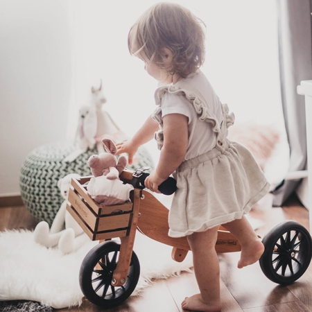 Slika za Kinderfeets® 2 u 1 Tricikl i bicikl bez pedala Tiny Tot Bamboo