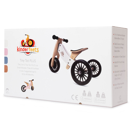 Slika za Kinderfeets® 2u1 Tricikl i bicikl bez pedala Tiny Tot Plus White