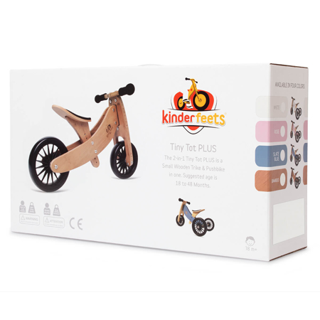 Slika za Kinderfeets®  2u1 Tricikl i bicikl bez pedala  Tiny Tot Plus Bamboo 