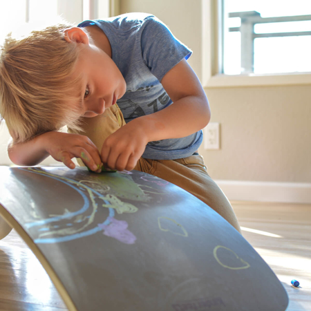 Kinderfeets® Deska za ravnotežje Chalkboard Gray