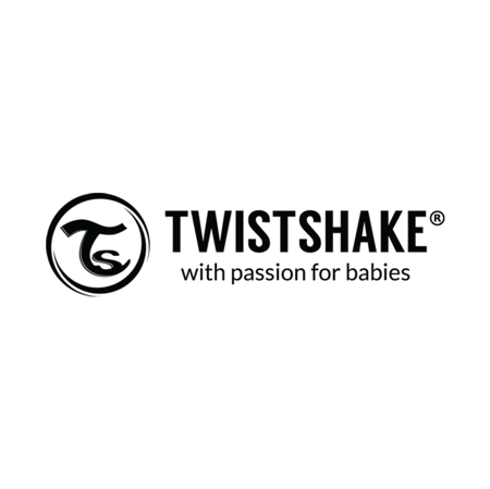 Twistshake® Dva slinčka Grey&White (4+m)