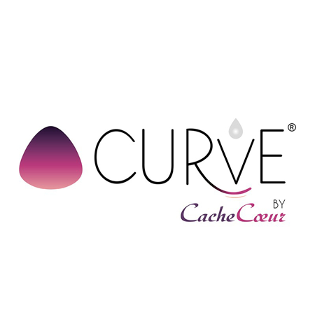 Cache Coeur® Dnevne pralne blazinice za dojenje Curve 2kosa