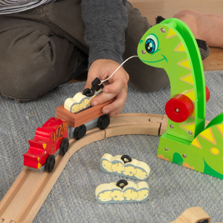 KidKraft® Igralni set z železnico Dinosaur