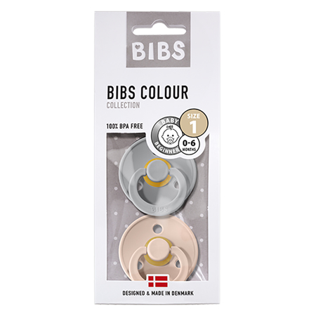 Bibs® Duda iz kavčuka Blush & Cloud 1 (0-6m)