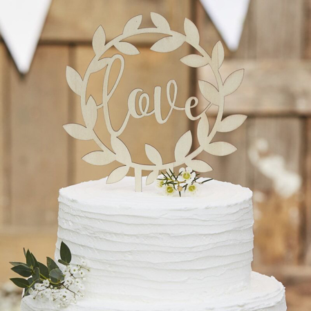 Slika Ginger Ray® Leseni okrasek za torto Love