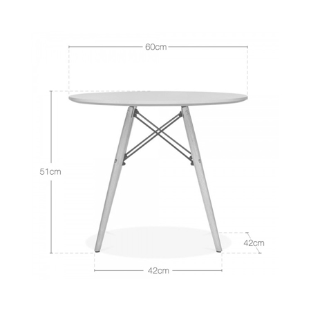 EM Furniture Otroška mizica Grey
