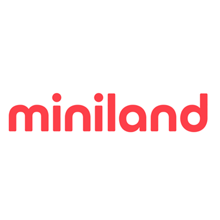 Miniland® Set 3 okroglih steklenih posodic 300ml Bunny