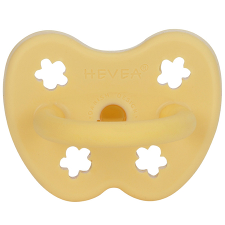 Slika Hevea® Ortodontska duda iz kavčuka Colourful (3-36m) Banana