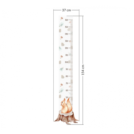 Slika Yokodesign® Stenska nalepka meter Veverica