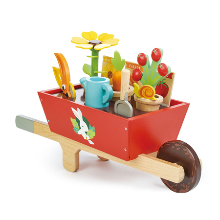 Tender Leaf Toys® Samokolnica Garden Wheelbarrow Set