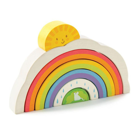 Slika Tender Leaf Toys® Mavrični tunel Rainbow Tunnel