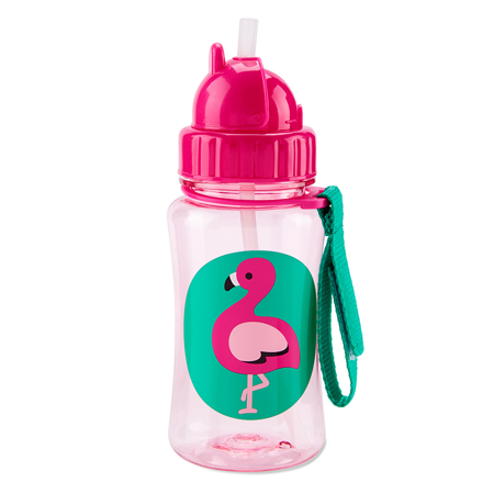 Slika Skip Hop® Steklenička s slamico Flamingo