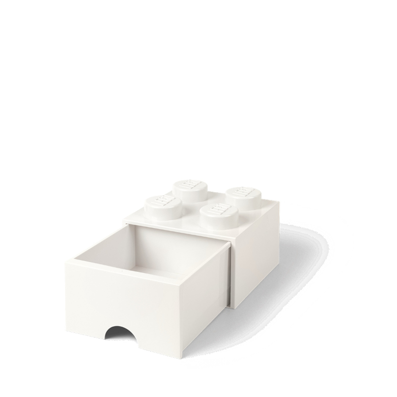Lego® Škatla za shranjevanje s predali 4 White