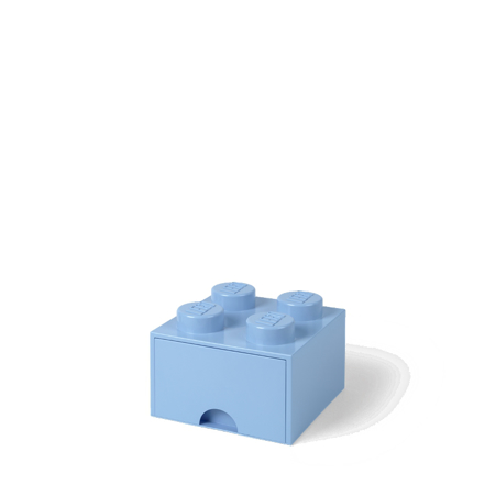 Lego® Škatla za shranjevanje s predali 4 Light Royal Blue