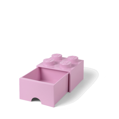 Slika Lego® Škatla za shranjevanje s predali 4 Light Purple