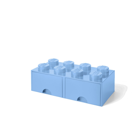 Lego® Škatla za shranjevanje s predali 8 Light Royal Blue