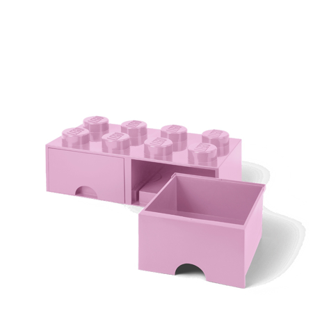 Lego® Škatla za shranjevanje s predali 8 Light Purple