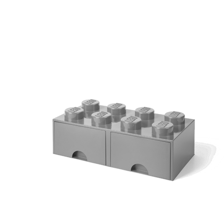 Lego® Škatla za shranjevanje s predali 8 Medium Stone Grey