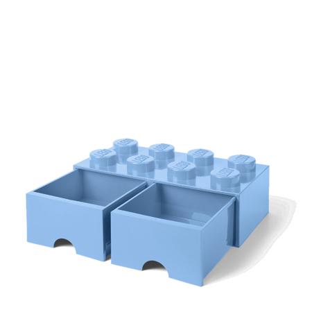 Slika Lego® Škatla za shranjevanje s predali 8 Light Royal Blue