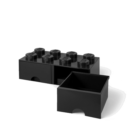 Lego® Škatla za shranjevanje s predali 8 Black