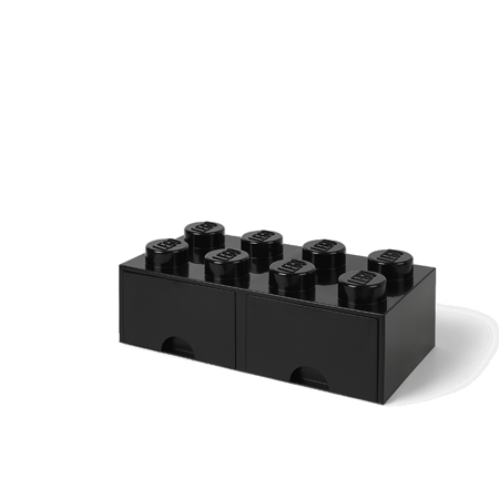 Lego® Škatla za shranjevanje s predali 8 Black