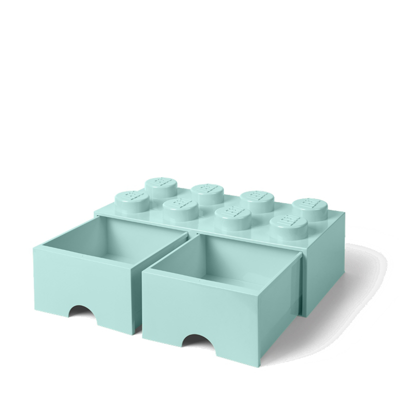 Lego® Škatla za shranjevanje s predali 8 Aqua