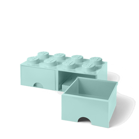 Lego® Škatla za shranjevanje s predali 8 Aqua