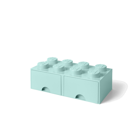 Lego® Škatla za shranjevanje s predali 8 Aqua