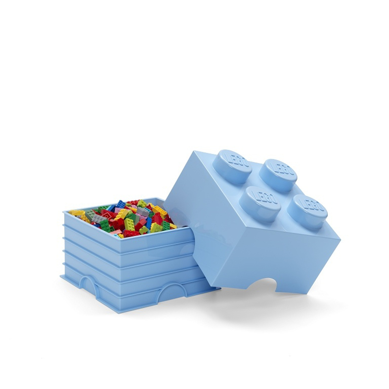 Lego® Škatla za shranjevanje 4 Light Royal Blue